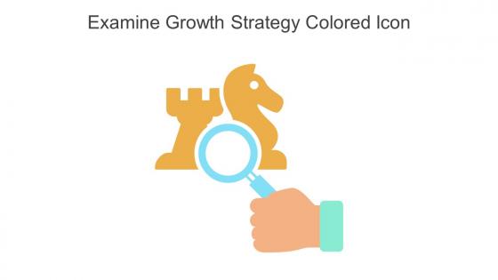 Examine Growth Strategy Colored Icon In Powerpoint Pptx Png And Editable Eps Format