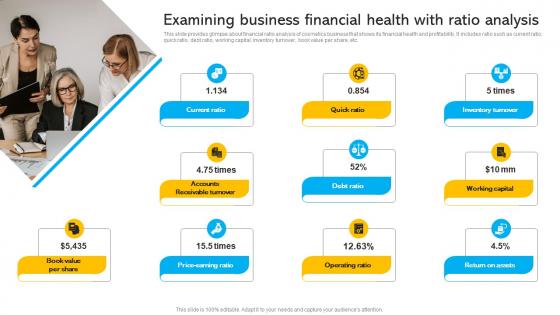 Examining Business Financial Health With Ratio Identifying Business Core Competencies Strategy SS V