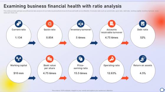 Examining Business Financial Health With Ratio Minimizing Risk And Enhancing Performance Strategy SS V