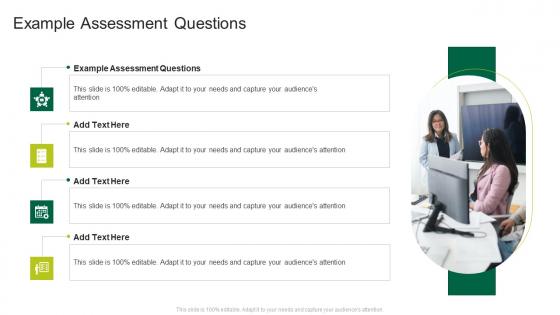 Example Assessment Questions In Powerpoint And Google Slides Cpb