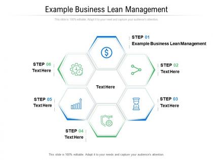 Example business lean management ppt powerpoint presentation professional vector cpb