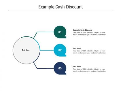 Example cash discount ppt powerpoint presentation styles outline cpb