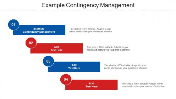 Example Contingency Management Ppt Powerpoint Presentation Icon Tips Cpb
