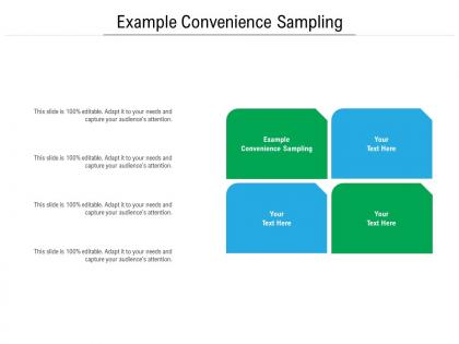Example convenience sampling ppt powerpoint presentation infographic template slide cpb