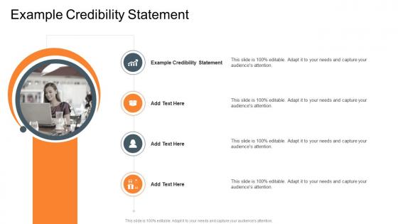 Example Credibility Statement In Powerpoint And Google Slides Cpb