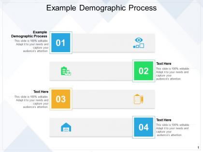 Example demographic process ppt powerpoint presentation slides download cpb