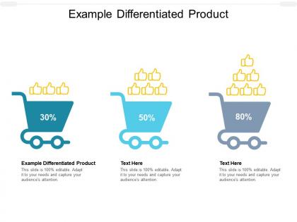 Example differentiated product ppt powerpoint presentation icon demonstration cpb
