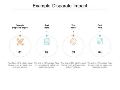 Example disparate impact ppt powerpoint presentation slides examples cpb