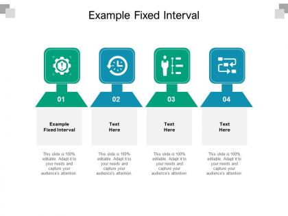Example fixed interval ppt powerpoint presentation portfolio outline cpb
