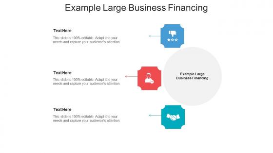 Example large business financing ppt powerpoint presentation model layout cpb