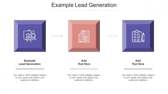 Example Lead Generation Ppt Powerpoint Presentation Layouts Design Inspiration Cpb