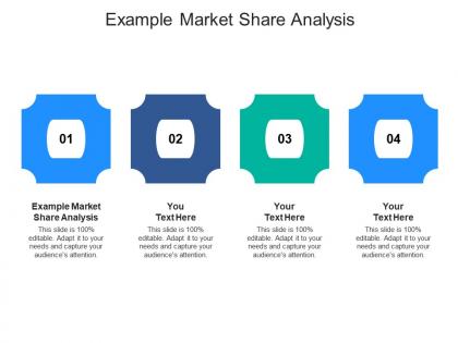Example market share analysis ppt powerpoint presentation infographic template graphics pictures cpb