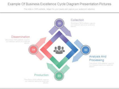 Example of business excellence cycle diagram presentation pictures
