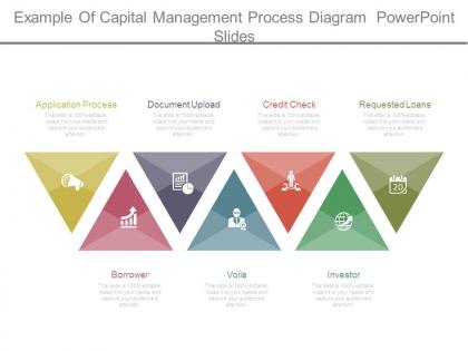 Example of capital management process diagram powerpoint slides