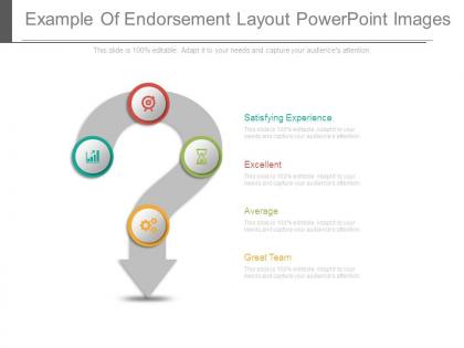 Example of endorsement layout powerpoint images