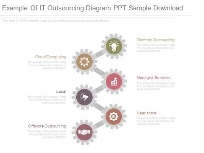 Example of it outsourcing diagram ppt sample download