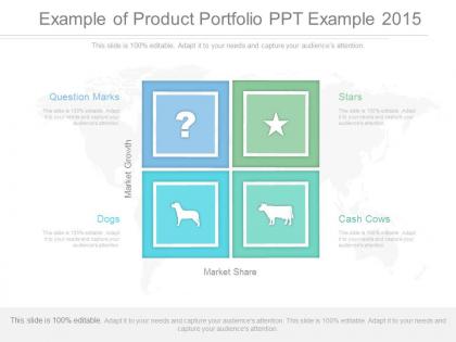 Example of product portfolio ppt example 2015