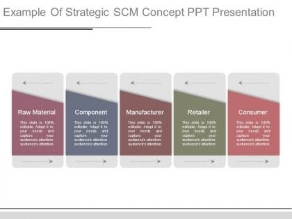 Example of strategic scm concept ppt presentation