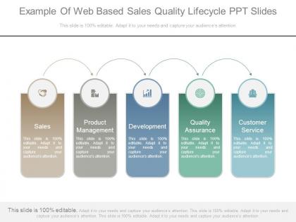 Example of web based sales quality lifecycle ppt slides