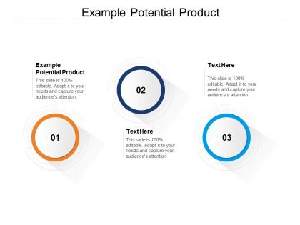 Example potential product ppt powerpoint presentation ideas skills cpb