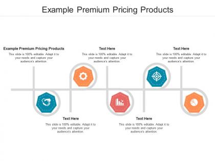 Example premium pricing products ppt powerpoint presentation infographic template visuals cpb