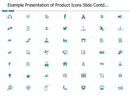 Example presentation of product icon slide contd management ppt powerpoint presentation file styles