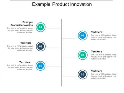 Example product innovation ppt powerpoint presentation outline information cpb