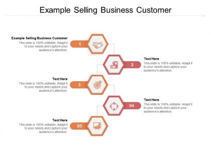 Example selling business customer ppt powerpoint presentation file microsoft cpb