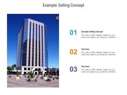 Example selling concept ppt powerpoint presentation infographic template structure cpb