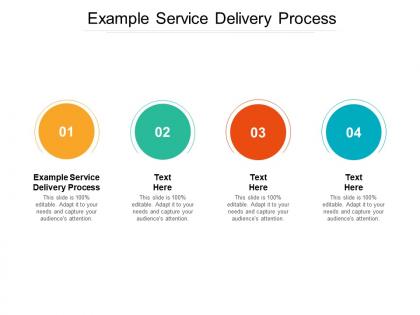 Example service delivery process ppt powerpoint presentation influencers cpb