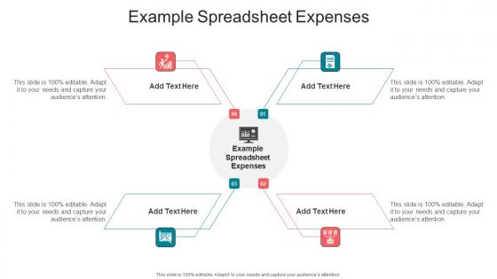 Example Spreadsheet Expenses In Powerpoint And Google Slides Cpb