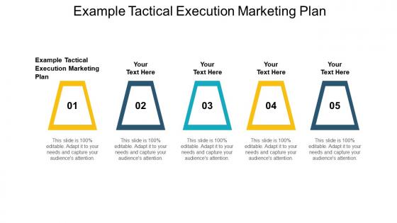Example tactical execution marketing plan ppt powerpoint presentation professional good cpb