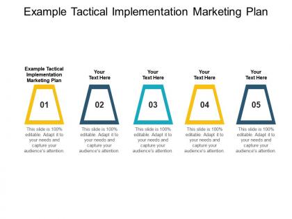 Example tactical implementation marketing plan ppt powerpoint presentation file gridlines cpb