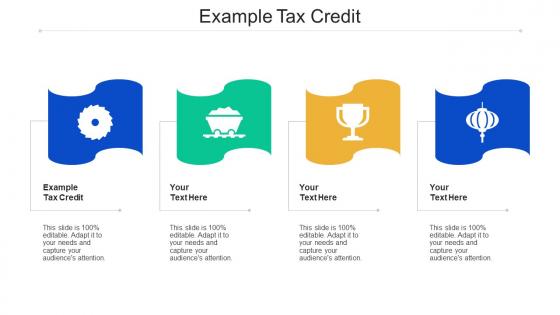 Example Tax Credit Ppt Powerpoint Presentation File Shapes Cpb