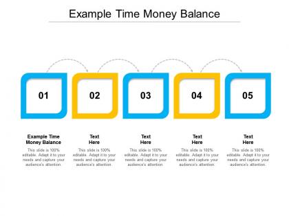 Example time money balance ppt powerpoint presentation ideas clipart images cpb