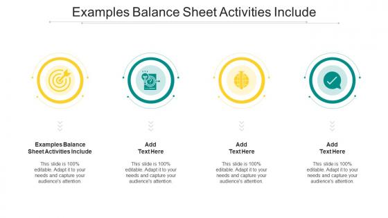 Examples Balance Sheet Activities Include In Powerpoint And Google Slides Cpb