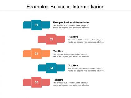 Examples business intermediaries ppt powerpoint presentation ideas slides cpb