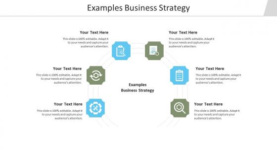 Examples business strategy ppt powerpoint presentation show brochure cpb