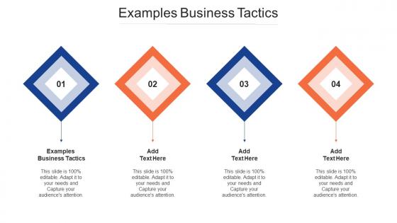 Examples Business Tactics Ppt Powerpoint Presentation Professional Gallery Cpb
