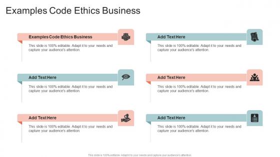 Examples Code Ethics Business In Powerpoint And Google Slides Cpb
