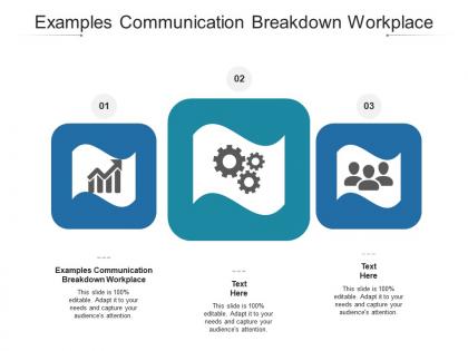 Examples communication breakdown workplace ppt powerpoint presentation infographic template clipart cpb