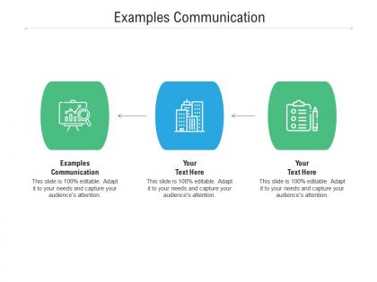 Examples communication ppt powerpoint presentation model graphics cpb