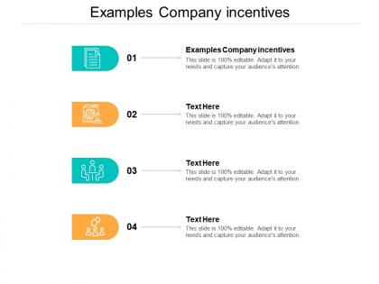Examples company incentives ppt powerpoint presentation icon background image cpb