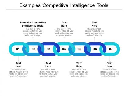 Examples competitive intelligence tools ppt powerpoint presentation design ideas cpb