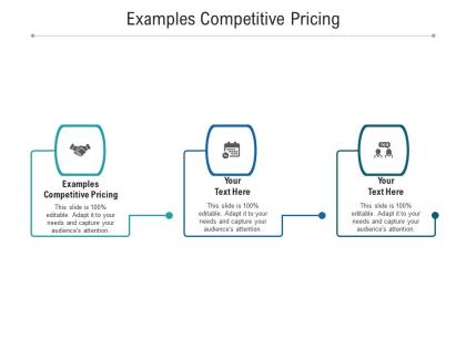 Examples competitive pricing ppt powerpoint presentation portfolio format ideas cpb