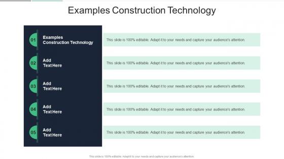 Examples Construction Technology In Powerpoint And Google Slides Cpb