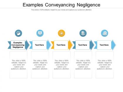 Examples conveyancing negligence ppt powerpoint presentation infographics good cpb