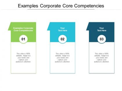 Examples corporate core competencies ppt powerpoint presentation summary file formats cpb
