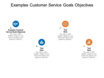 Examples customer service goals objectives ppt powerpoint presentation styles cpb