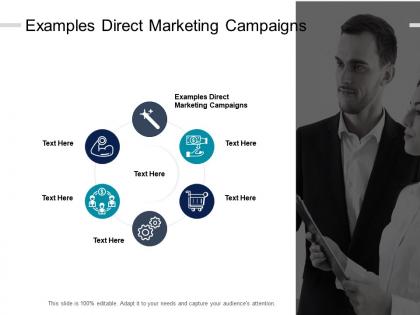 Examples direct marketing campaigns ppt powerpoint presentation design templates cpb